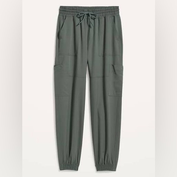 NWT Extra High-Waisted StretchTech Cargo Jogger Pants - Heritage Green - Picture 2 of 5